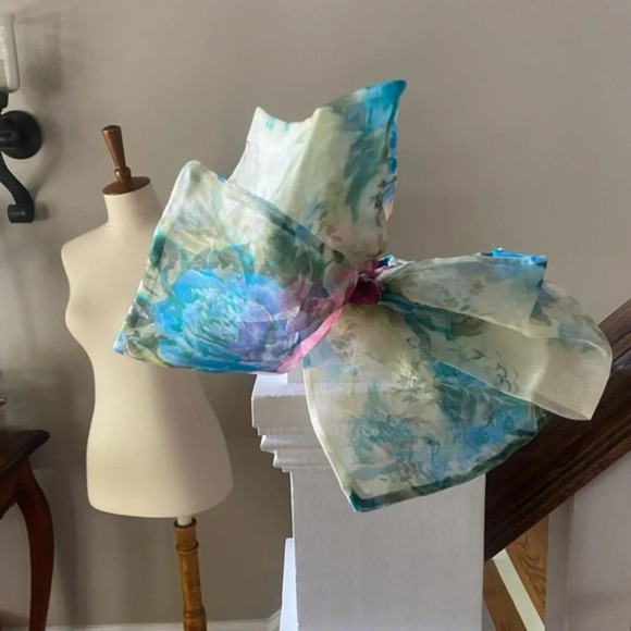 Anthropologie Deepa Gurnani  Bow Organza Headband main image 9
